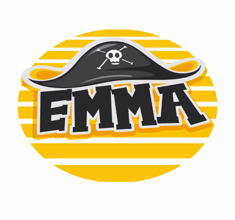 Pirate Themed custom vinyl carpet - TenStickers