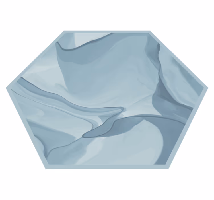 Abstract Blue Waves texture vinyl carpet - TenStickers