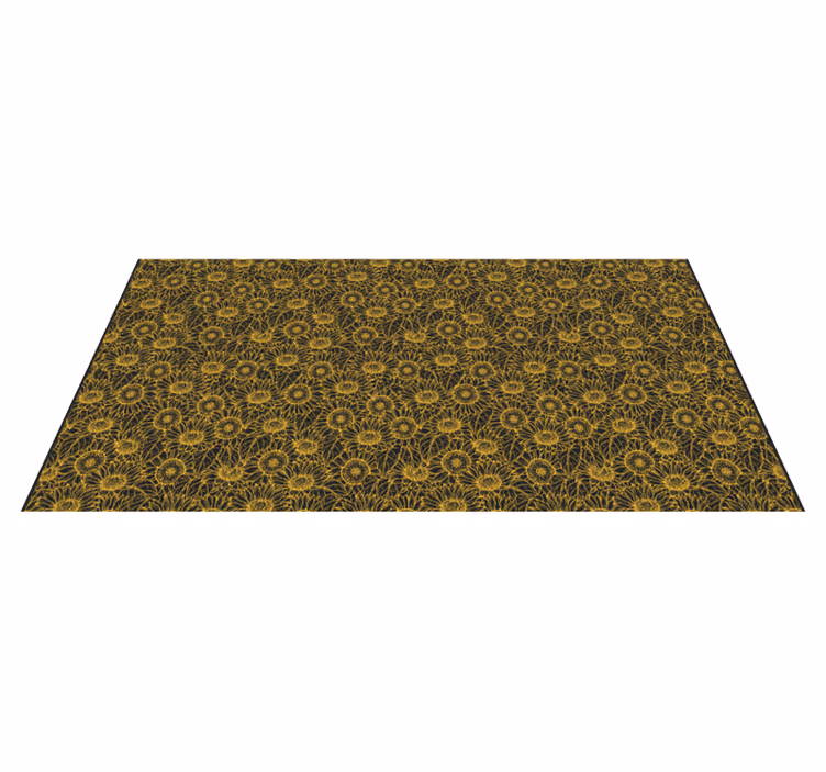 Botanical Complexity floral vinyl carpet - TenStickers