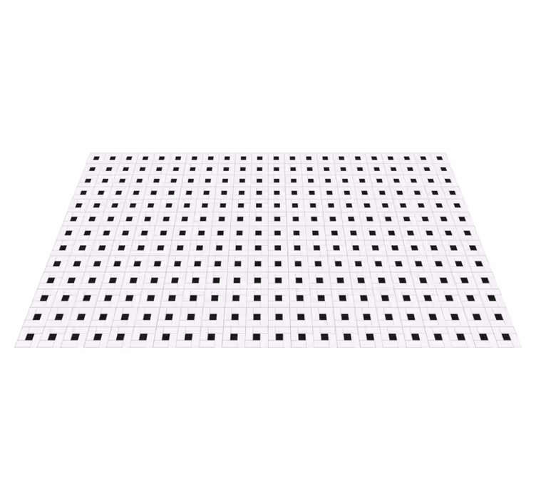 Checked Pattern Style tile vinyl carpet - TenStickers