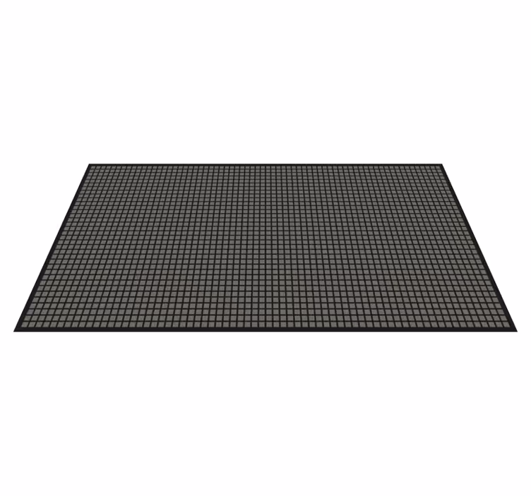 Geometric Grid striped vinyl carpet - TenStickers