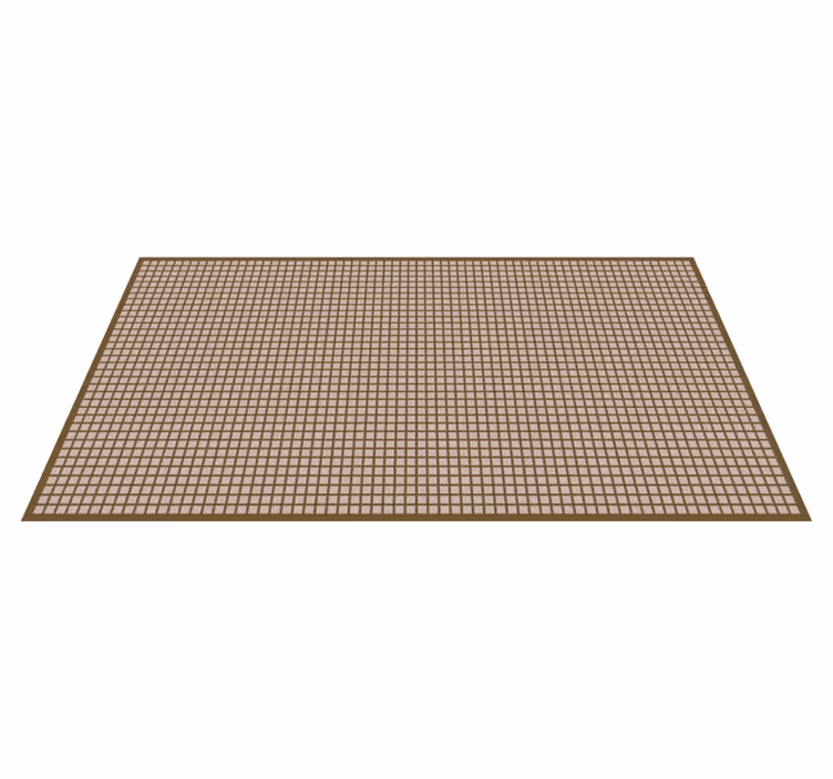 Geometric Grid Pattern striped vinyl carpet - TenStickers