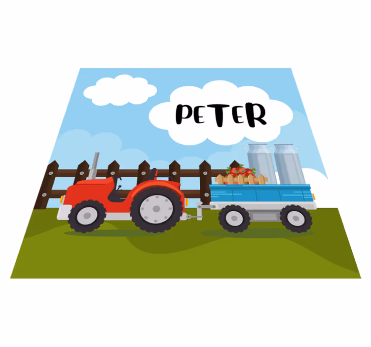 Customizable Farm custom vinyl carpet - TenStickers