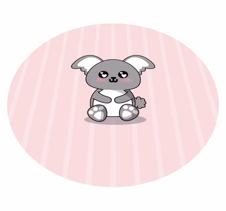 Cuddly Koala nursery vinyl carpet - TenStickers