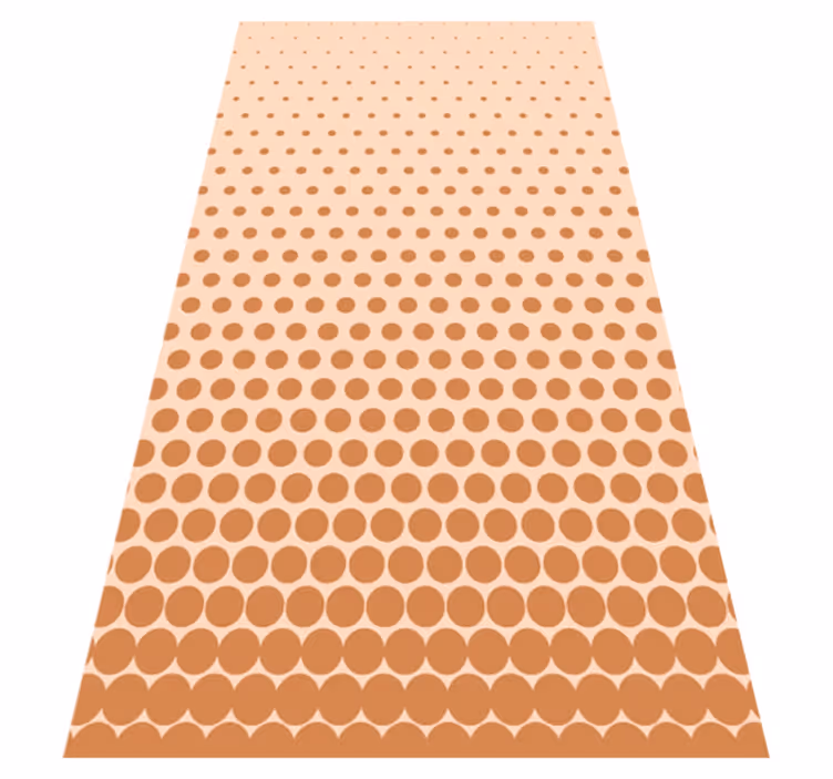 Polka Dot Gradient striped vinyl carpet - TenStickers
