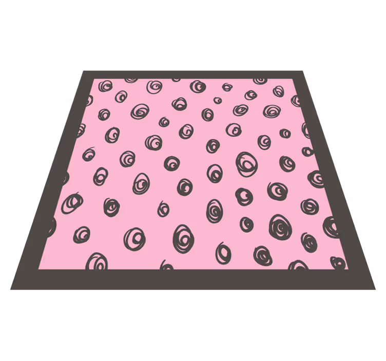 Spiral Pattern Decor bedroom vinyl carpet - TenStickers