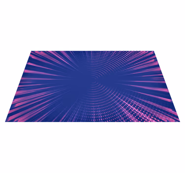 Optical Radiance geometric vinyl carpet - TenStickers