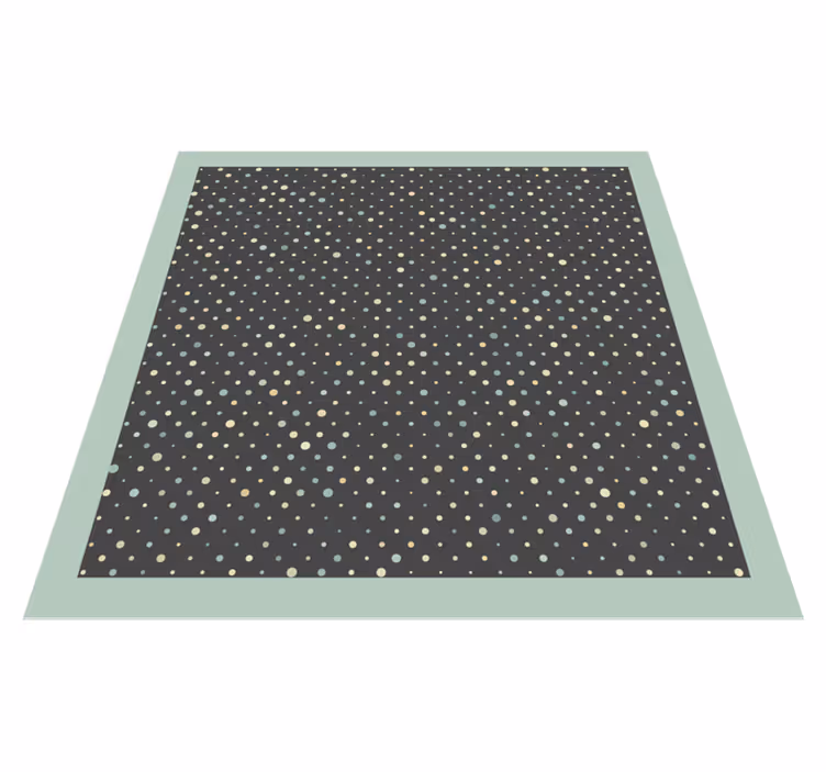 Polka-Dot Pattern striped vinyl carpet - TenStickers