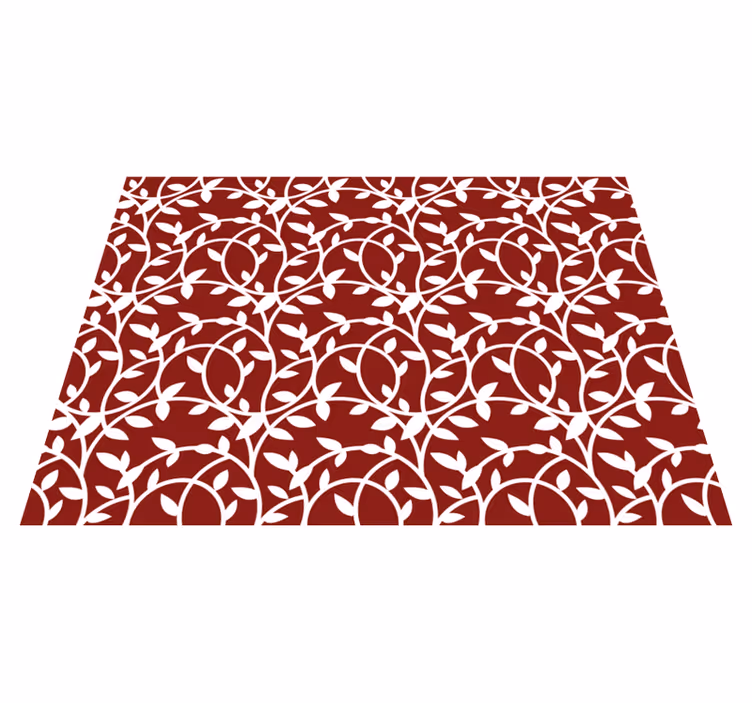 Elegant inspiration floral vinyl carpet - TenStickers