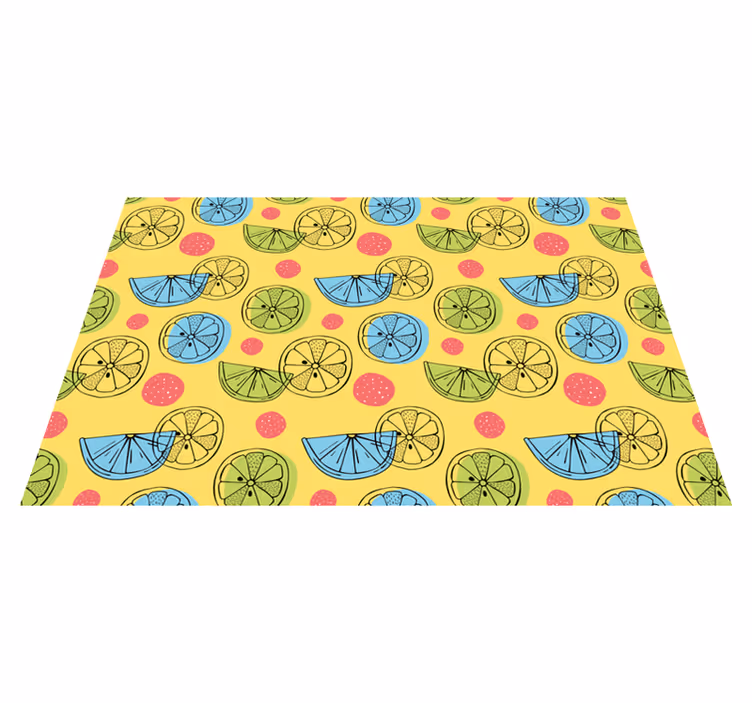 Fruit slice patterns kitchen vinyl carpet - TenStickers