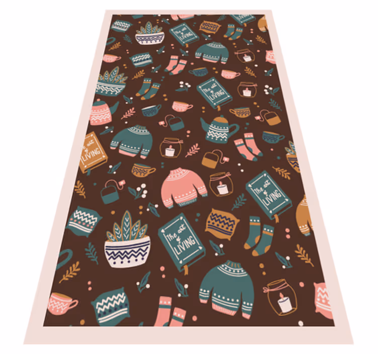 Cozy living essentials teen vinyl carpet - TenStickers