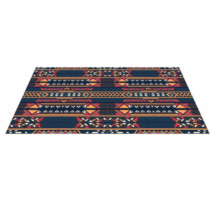 Tribal Pattern Motif ethnic vinyl carpet - TenStickers