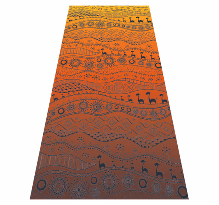 Cultural Abstract Patterns ethnic vinyl carpet - TenStickers