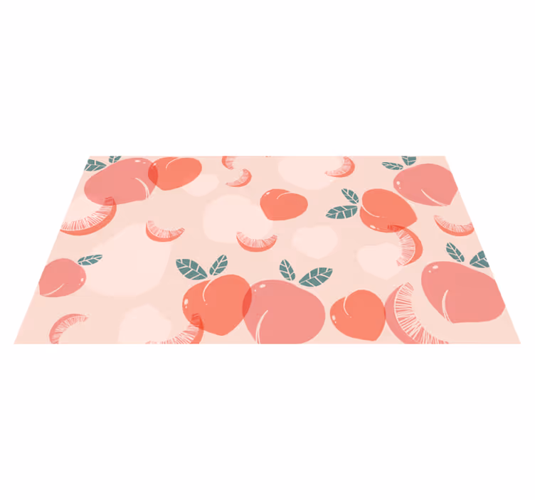Fruity Patterns floral vinyl carpet - TenStickers