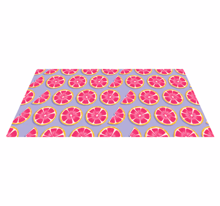 Citrus slice concept kitchen vinyl carpet - TenStickers
