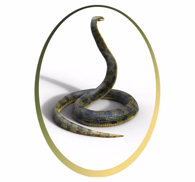Snake print inspiration animal vinyl carpet - TenStickers