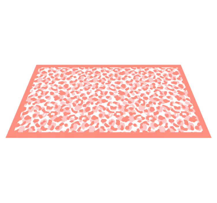 Soft Leopard Pattern animal print vinyl carpet - TenStickers