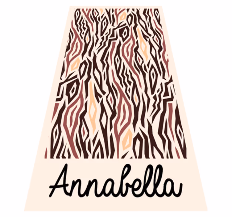 Stylized Animal Pattern custom vinyl carpet - TenStickers