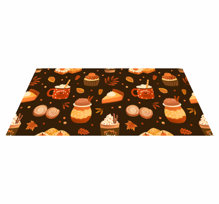 Sugary indulgence joy kitchen vinyl carpet - TenStickers