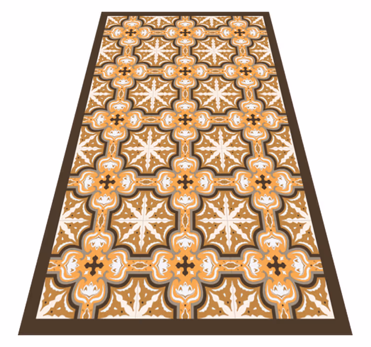 Graceful star emblem kitchen vinyl carpet - TenStickers