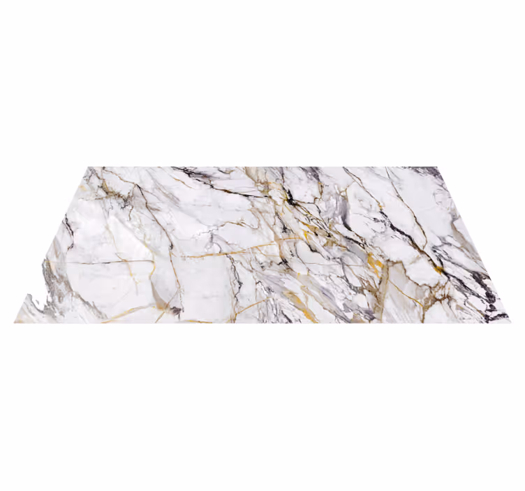 Marble vinyl carpet with elegant grey veining - TenStickers