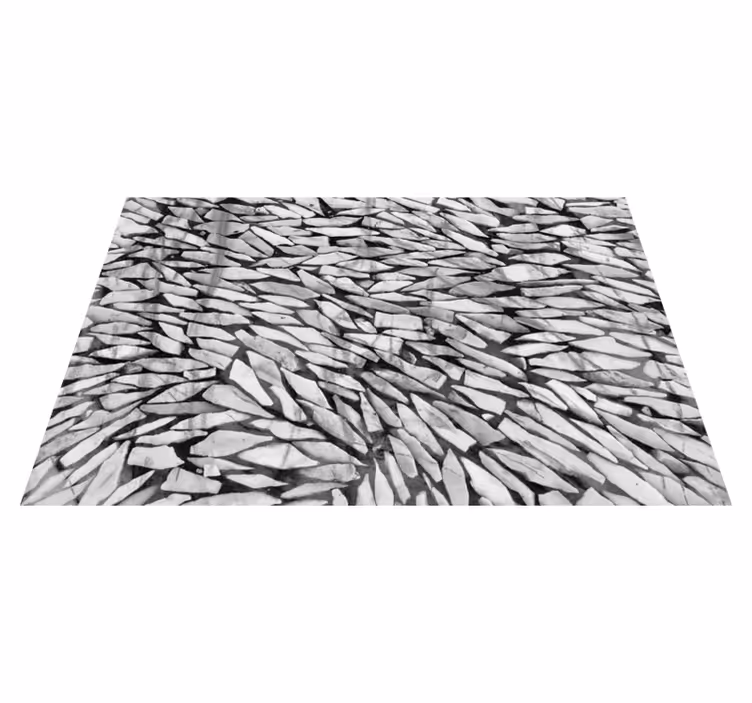 Grey realistic pattern stone effect vinyl carpet - TenStickers