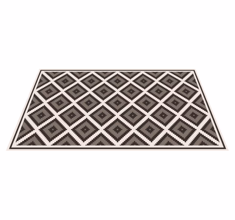 Diamond Concept geometric vinyl carpet - TenStickers