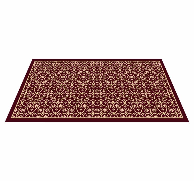 Sophisticated Retro Style vintage vinyl carpet - TenStickers