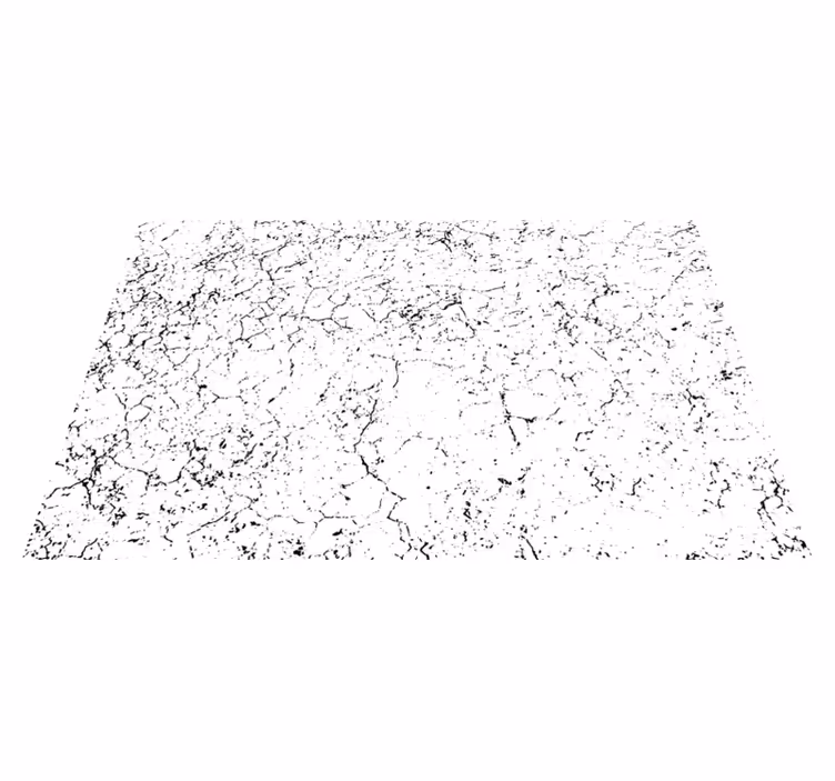 Cracked White Surface marble vinyl carpet - TenStickers