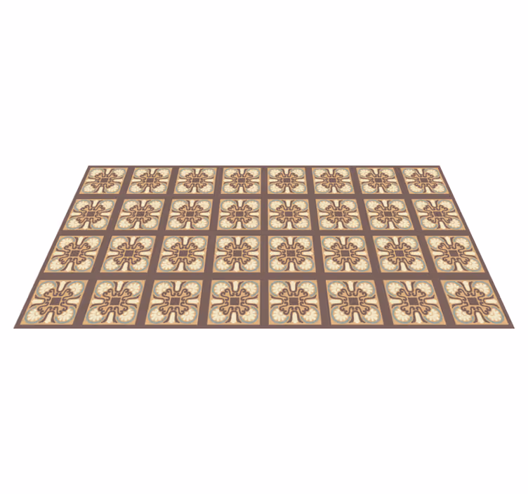 Ceramic Tile Pattern kitchen vinyl carpet - TenStickers