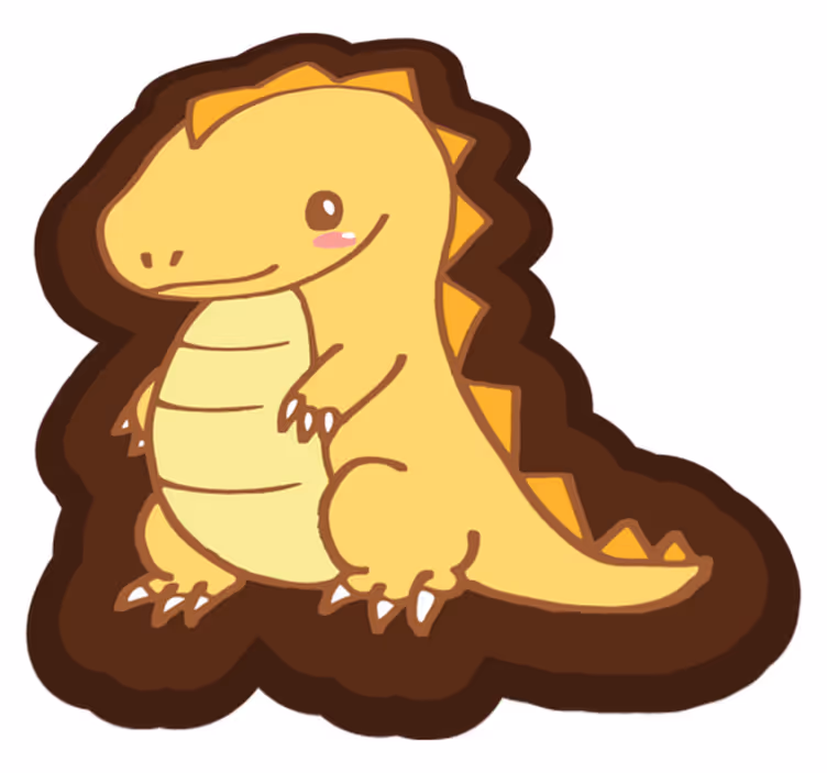 Cute dinosaur dinosaur kids vinyl carpet - TenStickers