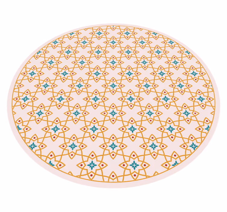 Vibrant mosaic arrangement kitchen vinyl carpet - TenStickers