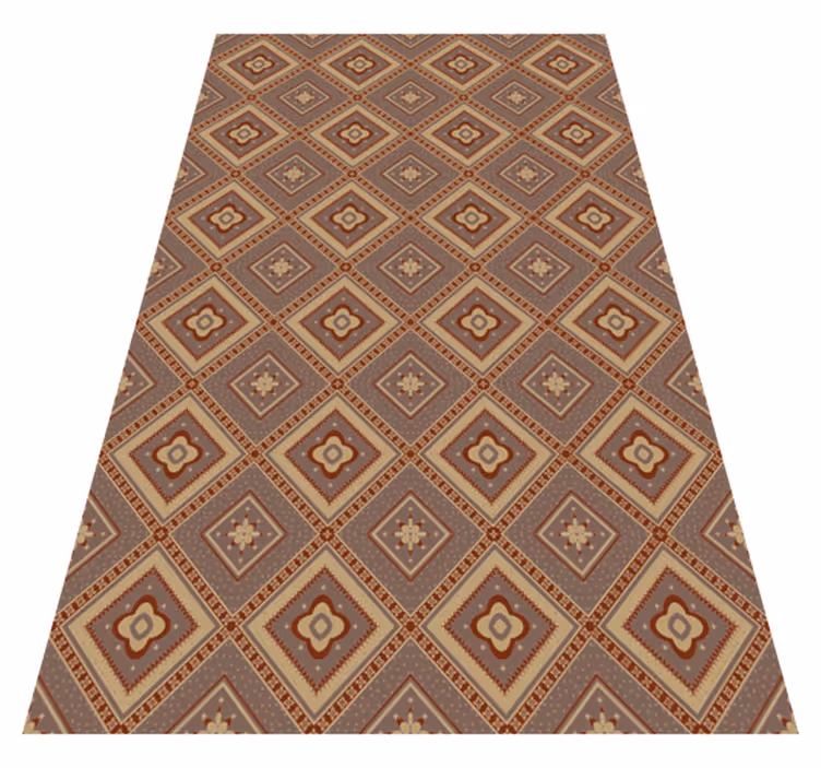 Ornamental Tile Arrangements mosaic vinyl carpet - TenStickers