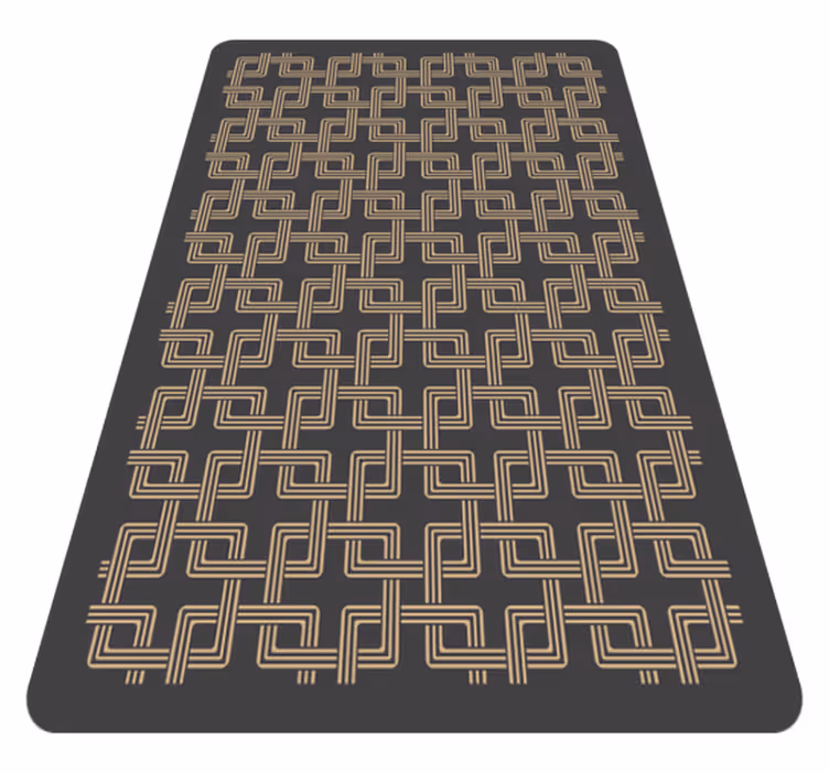 Elegant Line Patterns mosaic vinyl carpet - TenStickers