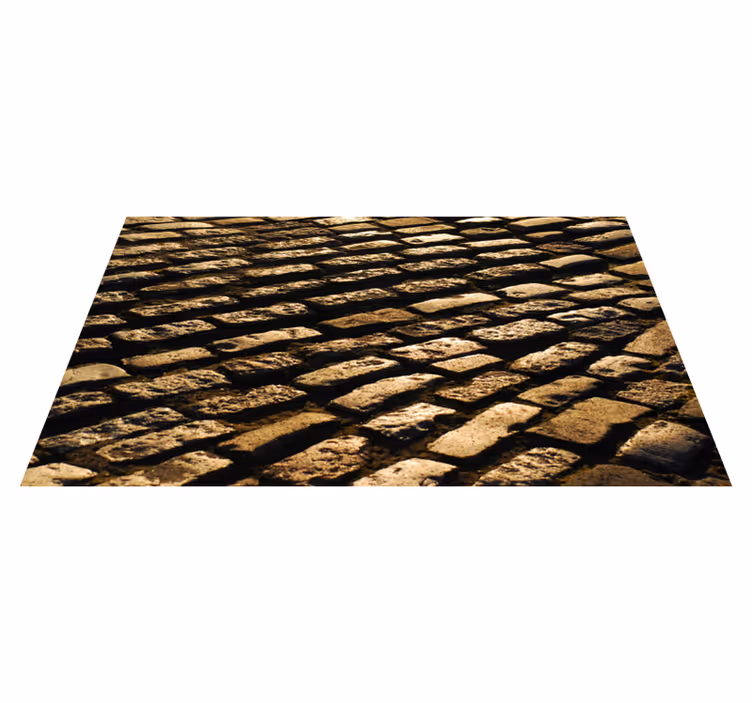 Cobblestone Path stone effect vinyl carpet - TenStickers