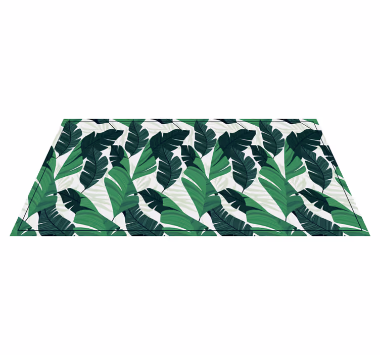 LUSH GREEN FOLIAGE nature vinyl carpet - TenStickers