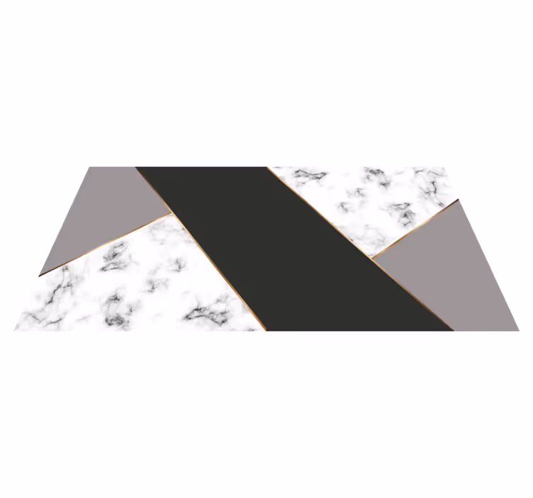 Elegant abstract stripes marble vinyl carpet - TenStickers