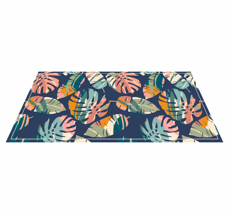 Tropical Leaf Concept nature vinyl carpet - TenStickers