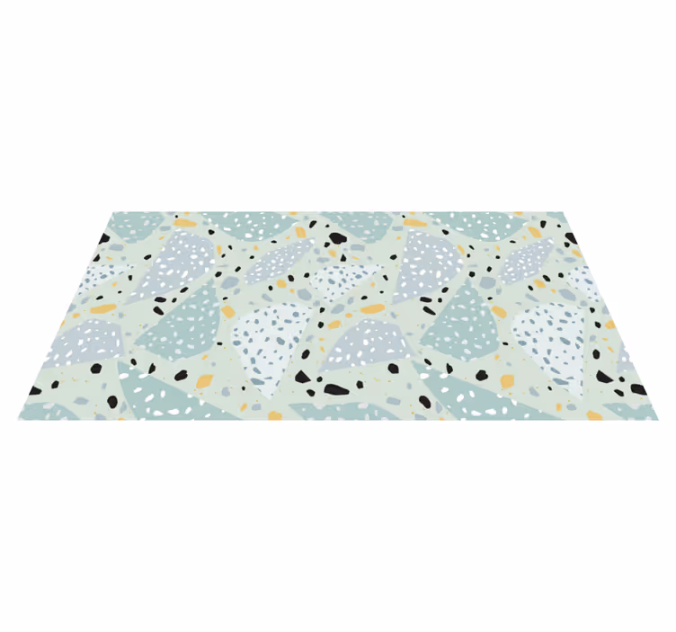 Abstract pebble shape texture vinyl carpet - TenStickers