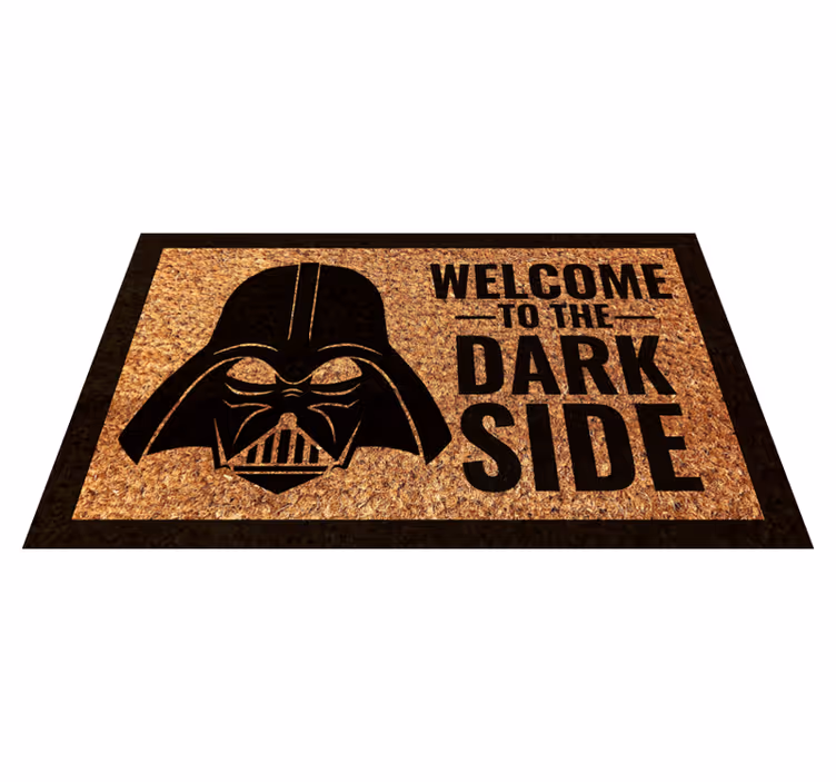 Welcome Dark Side custom vinyl carpet - TenStickers
