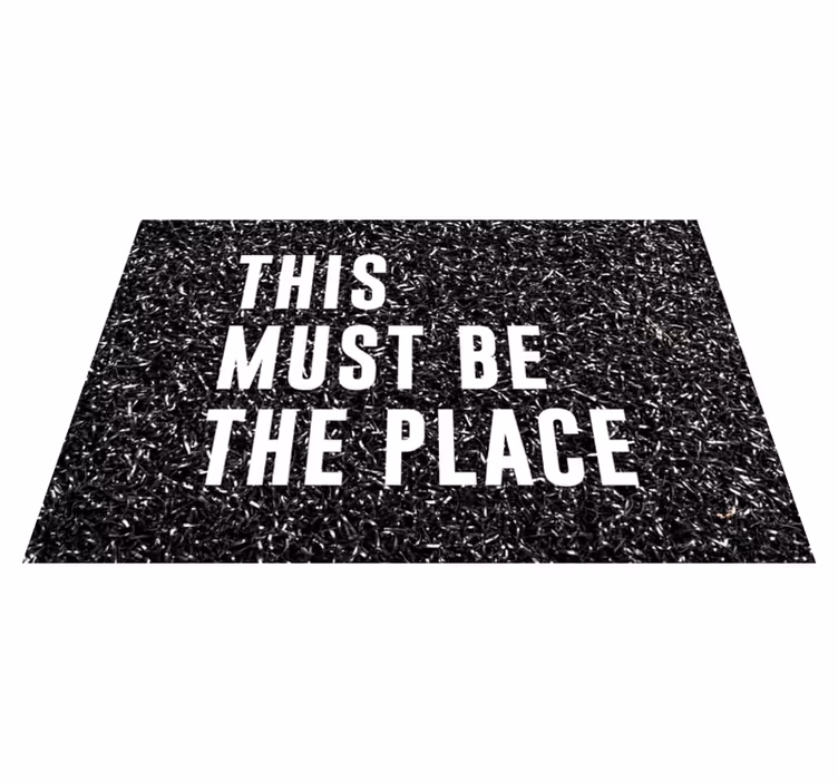 Must be the place entrance hall vinyl carpet - TenStickers