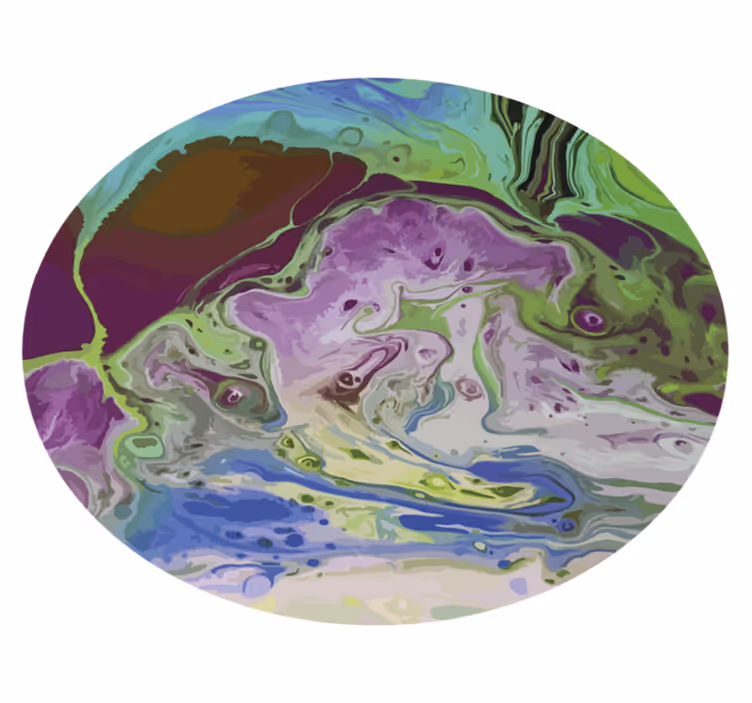 Swirling Color Patterns texture vinyl carpet - TenStickers