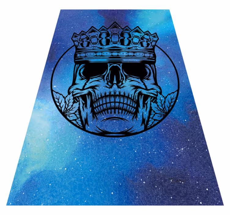 Royal Skull Art texture vinyl carpet - TenStickers