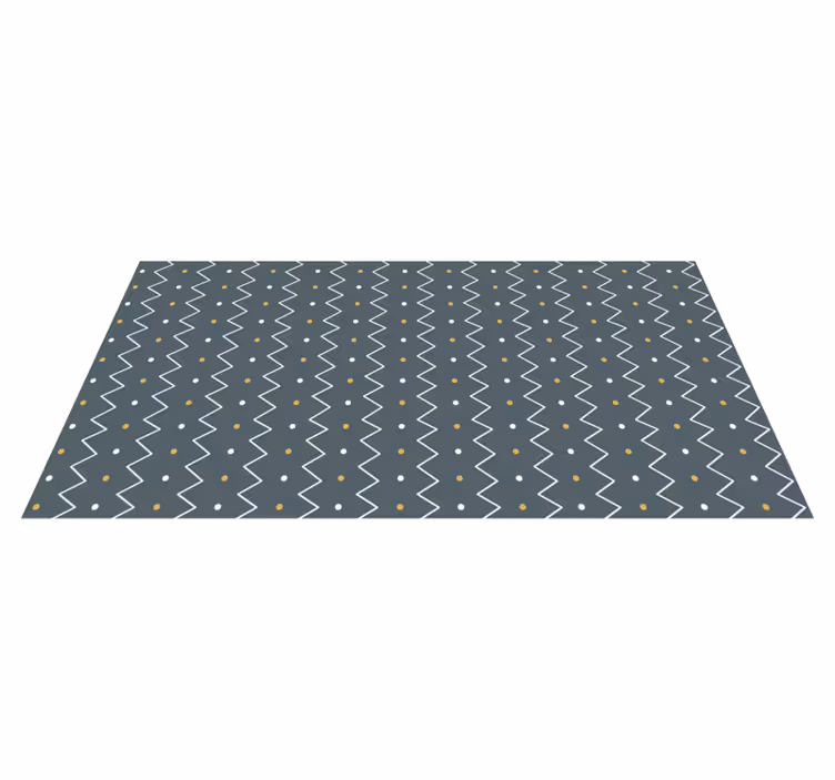 Chevron Zigzag Style striped vinyl carpet - TenStickers