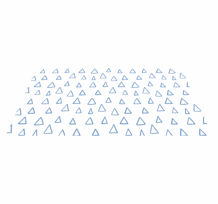 Triangle Patterned Design geometric vinyl carpet - TenStickers