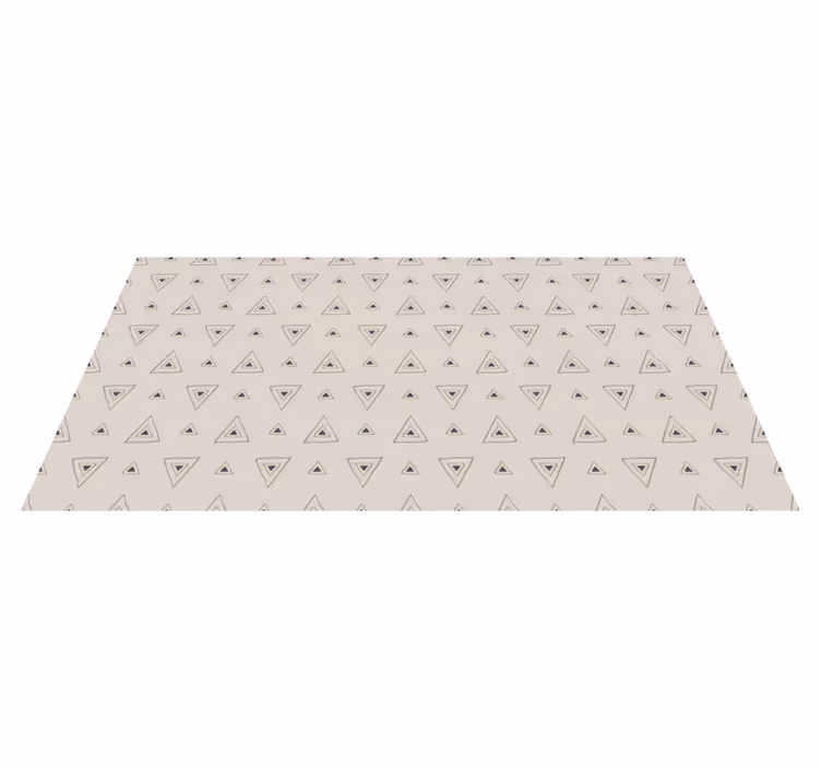 Stylish Triangle Pattern nursery vinyl carpet - TenStickers