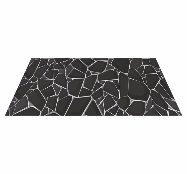 Elegant Pebble Pattern stone effect vinyl carpet - TenStickers