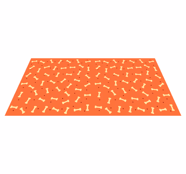 Bone Motif entrance hall vinyl carpet - TenStickers