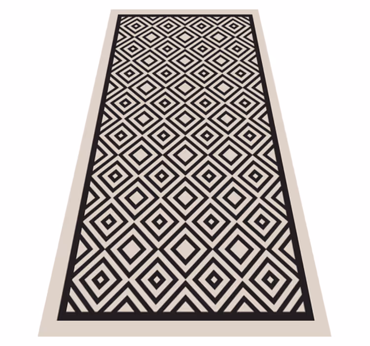 Bedroom vinyl carpet mosaic a area rug - TenStickers