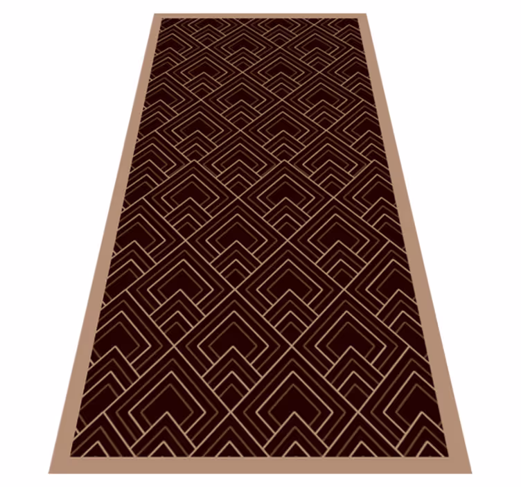Black composition bedroom vinyl carpet - TenStickers